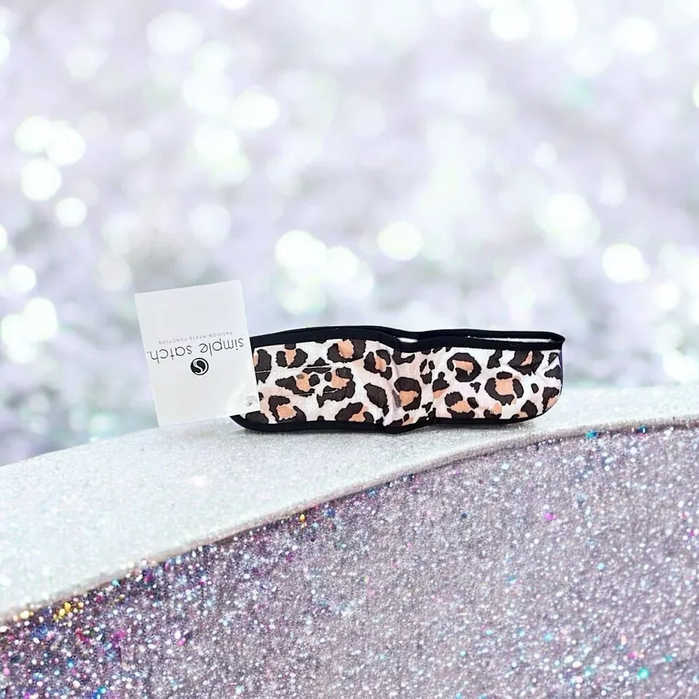 SIMPLE SATCH Spa Headband In Leopard Brand New In Package